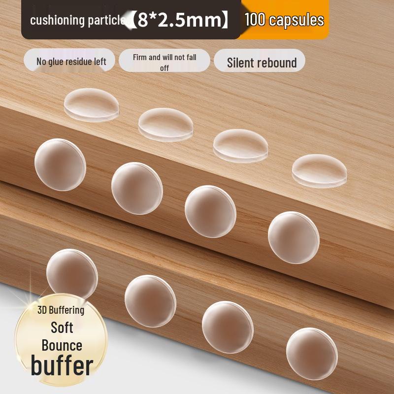 Transparent Anti-Collision Silicone Strips: Soundproof, Wear-Resistant Pads for Furniture, Doors, Windows, and Handles