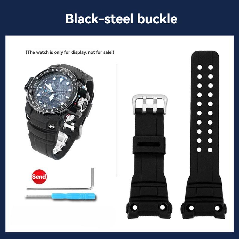 

GWN-1000 Спеціальний інтерфейс Ремінець для годинника Для Casio G-SHOCK морської серії 5371 GWN-1000B-1BJF смоляний силіконовий ремінець For GWN-1000