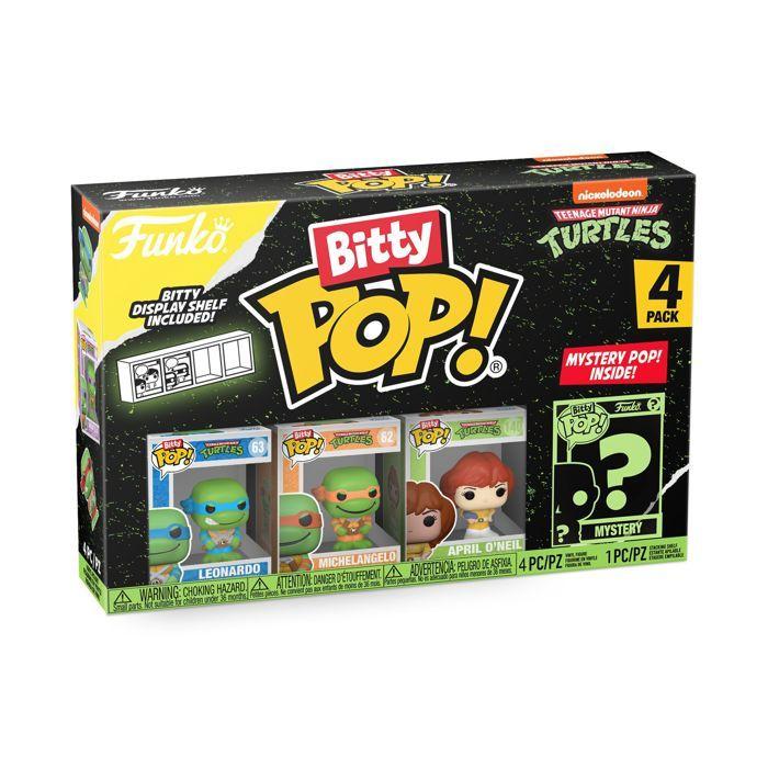 Figurine Bitty Pop! - Tortues Ninja - Pack De 4 1 Aléatoire
