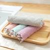 Dish Towels 10 Packs Kitchen Non-oily Super Absorbent Wet Wipes Table Towels Household Double-sided Wet and Dry Scouring Pads