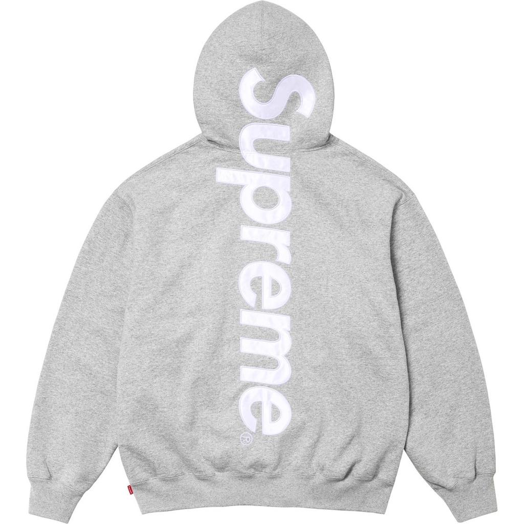Supreme Moletom com aplicação de cetim SUP-FW24-051
