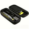 Shockproof Portable Electric Shaver Case Durable Travel Razor Carrying Bag,  Non-Battery Powered Shaving Accessories Storage