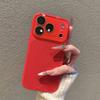 Large Window Lychee Textured Leather Case For For Iphone 17 16 15 14 Pro Max Camera Protection Shockproof Matte Hard Plastic Cover