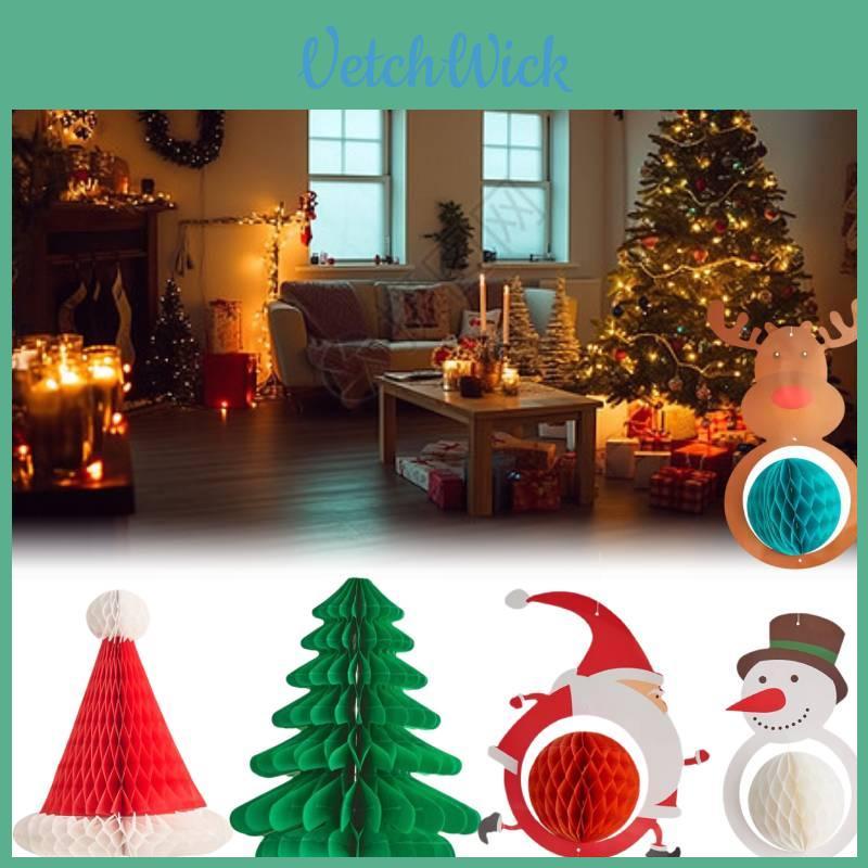 Charming Mini Christmas Tree Paper Decoration For Festive Holiday Celebrations