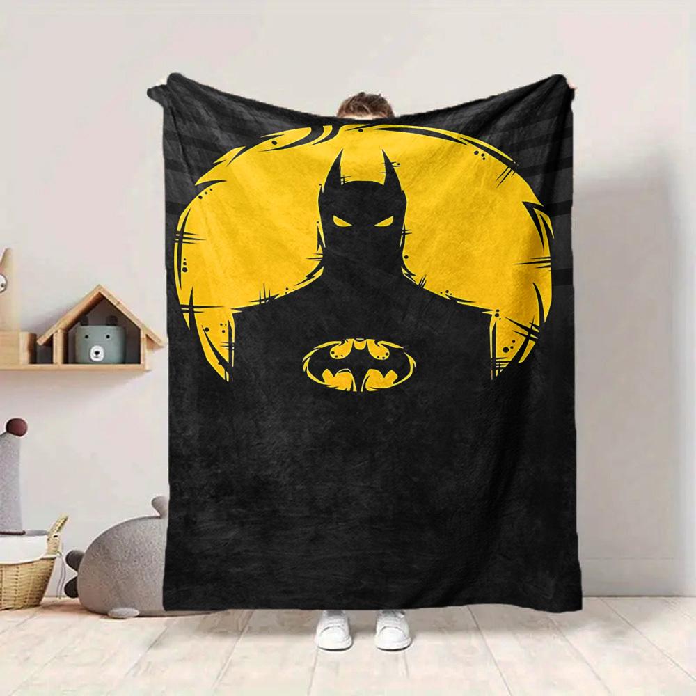 1pc Batman, Superhero Blanket Polyester Fiber, All Season Comfort for Sofa, Bed, Office, Car, Camping Ideal Home Decor & Gift, Office Comfort