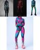 Halloween Cosplay Overall mit 3D buntem Aufdruck für Damen Rollenspiel