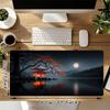 1Pc Moonlit Forest Mystery Gaming Mouse Pad Keyboard Desk Mat Non-slip Rubber Lock Edge Waterproof Computer Mousepad for Office Home Decor Y1665