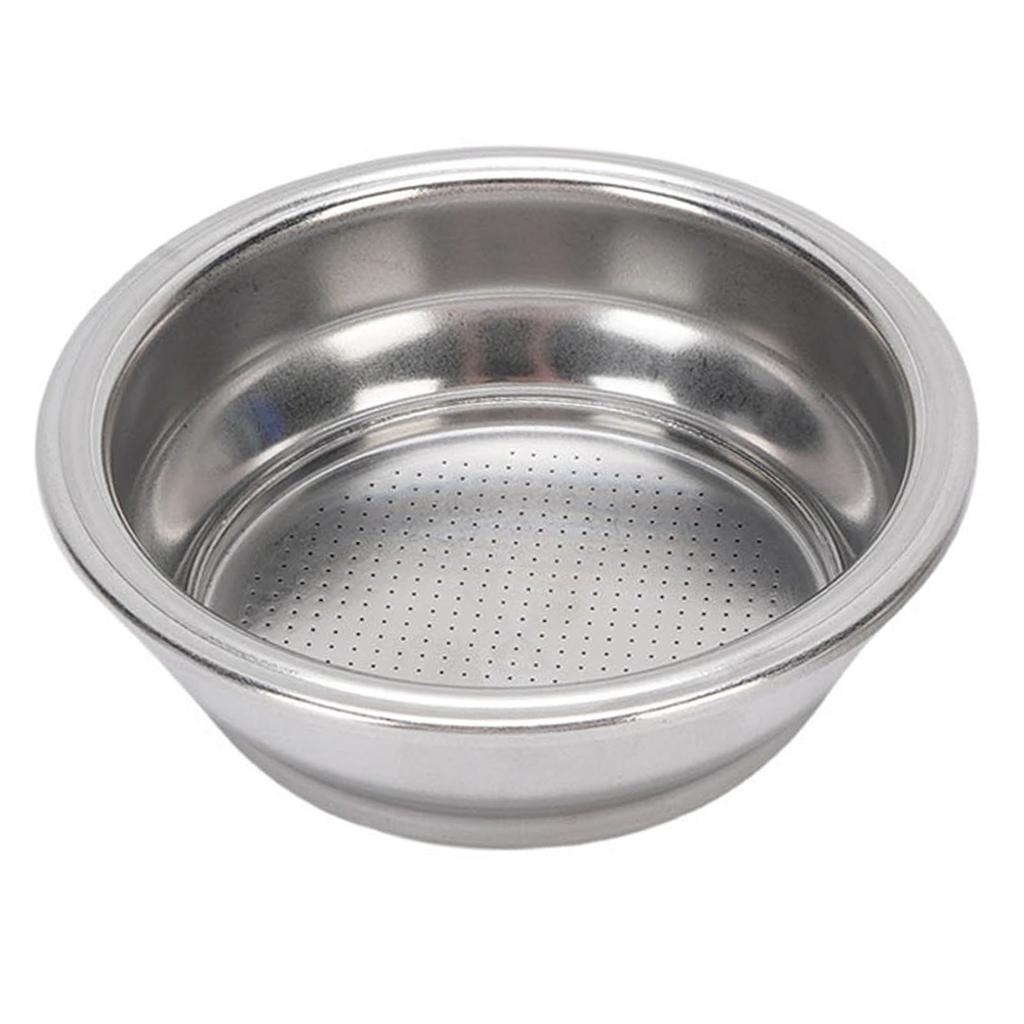 2 Stück 58mm Druckbeaufschlagter Filterkorb Edelstahl 18g Fassungsvermögen Druckbeaufschlagter Korb Kaffeefilter