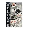 Christmas Gingerbread manGarden Flag 12x18 Inch Double Sided for Courtyard Outdoor Welcome Flag Decoration (Excluding Flagpole)
