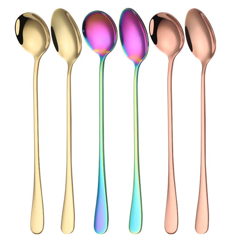 Stainless Steel Long-Handled Stirring Spoon