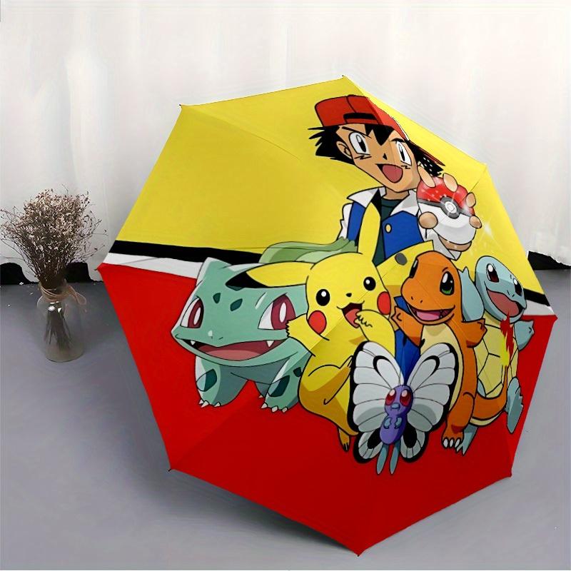 Pokémon Automatic Open Umbrella Compact Foldable Design, Durable Fabric for Casual Travel Companion for Outdoor A0822015