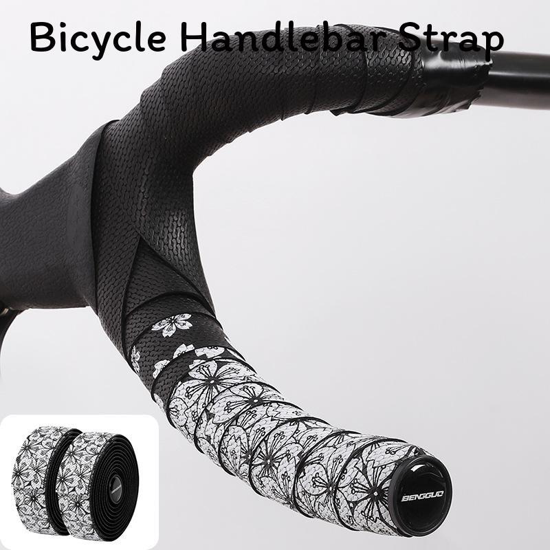 

Bicycle Handlebar Wrap With Antislip Padding For Road Cycling And Commuting BlackWhite (3*210cm)