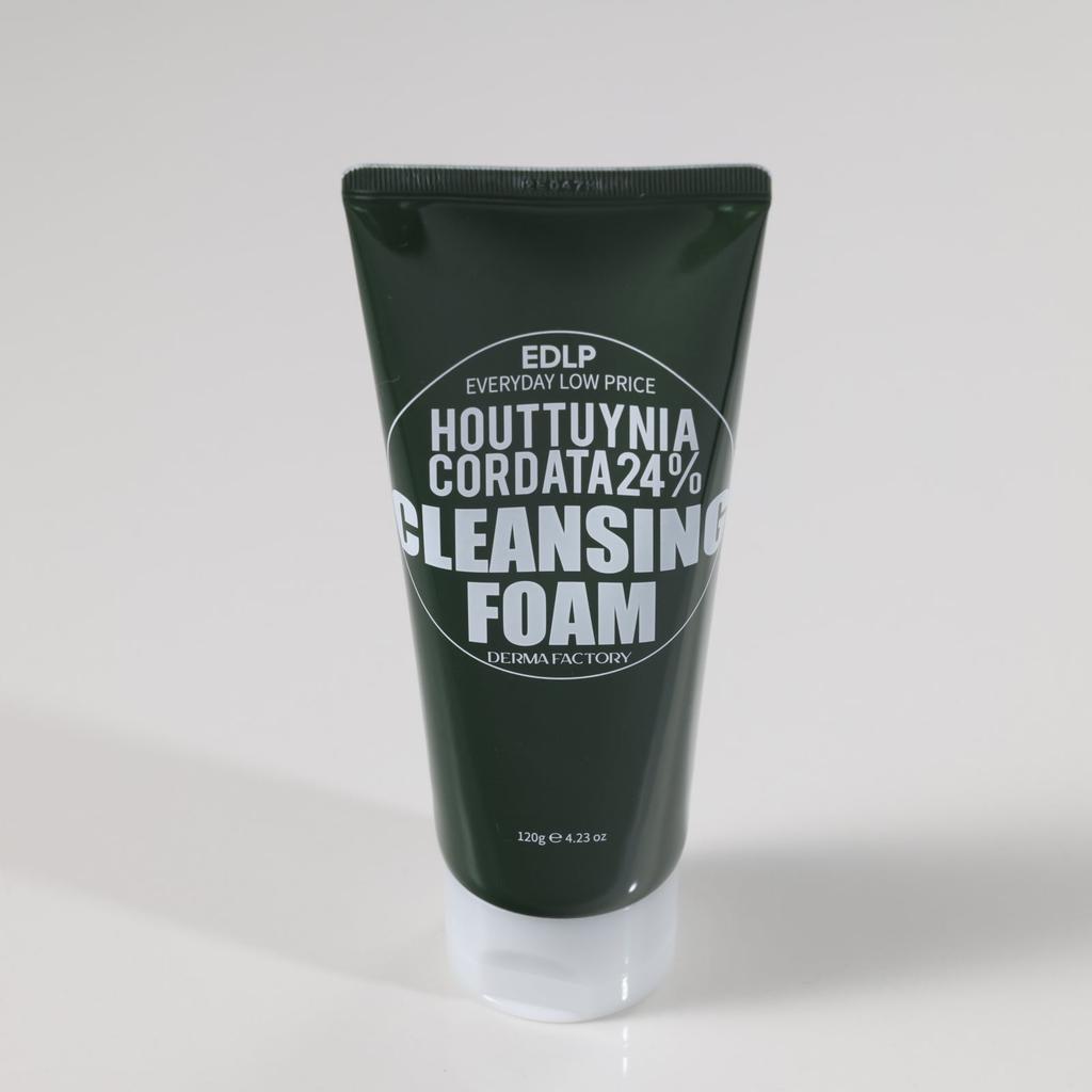 DERMA FACTORY EDLP Houttuynia Cordata 24% Cleansing Foam - 120g