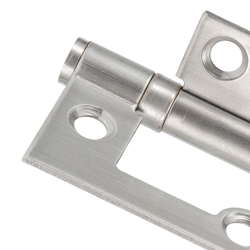 6pcs Stainless Steel Door Hinges Smooth Cabinet Hinges Mute Butterfly Hinges Wardrobe