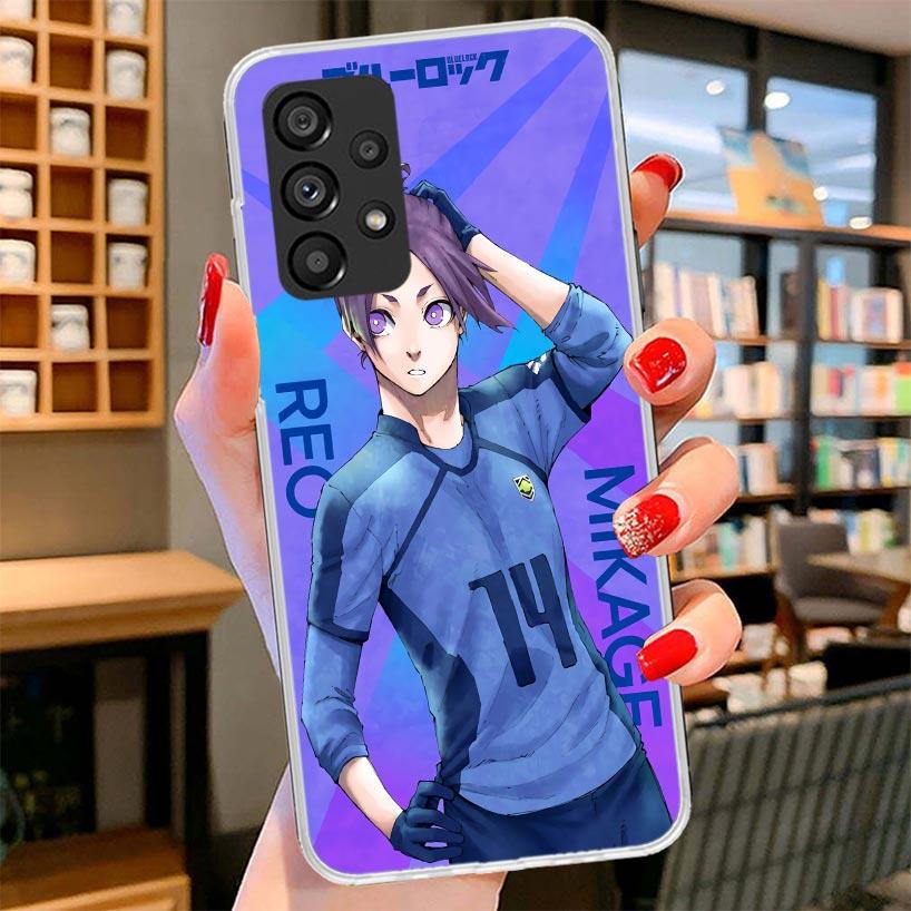 

Hot Anime Blue Lock Phone Case For Samsung Galaxy A12 A22 A32 A52 A72 A02S Phone Case Note 20 Ultra 10 S10 Plus A51 A71 A50S A20 Samsung A71 4G