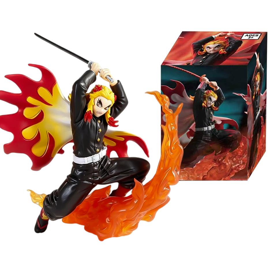10-22cm Demon Slayer Anime Figure Kamado Tanjirou Agatsuma Zenitsu Kyoujurou Anime PVC Model Action Figure Collection Toy Gift