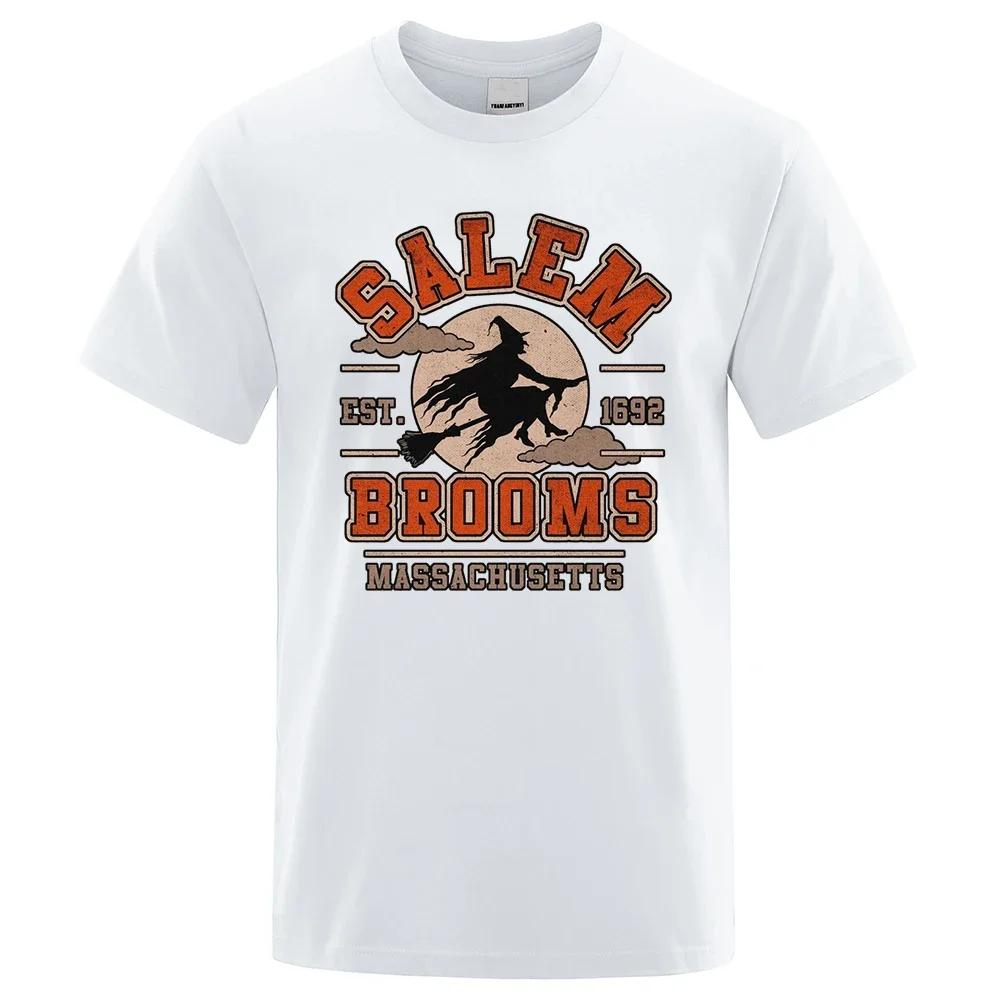 Men's Halloween Fun T-Shirts Summer Casual T-Shirts Crew Neck Pattern Simple Cotton Streetwear Oversized T Shirt Graphic T Shirt