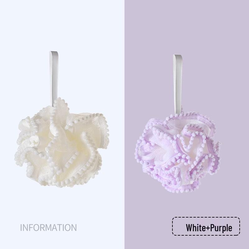 Luksusowa Duża Miękka Kąpielowa Gąbka Prysznicowa dla Kobiet - Trwała, Spieniająca do Szorowania i Złuszczania Pleców.