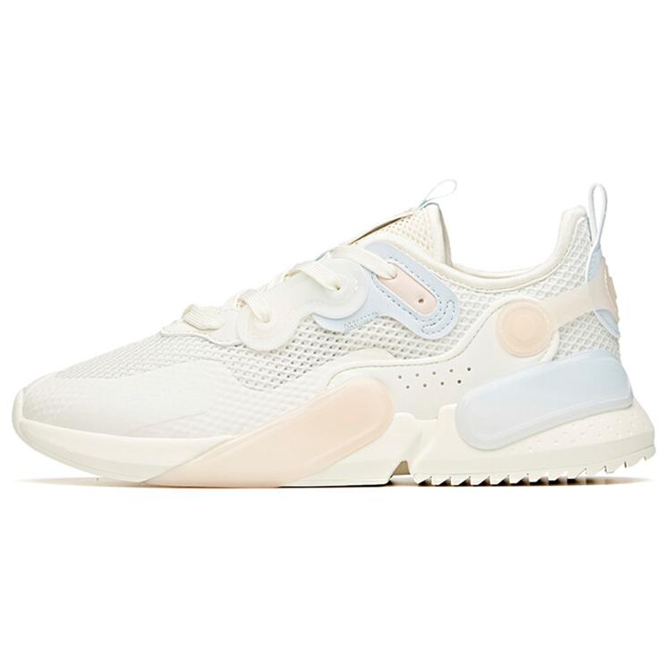 

Anta Life Collection Mesh Breathable Low top Skateboard Shoes Women s White Gray Pink 122128800-1 37.5