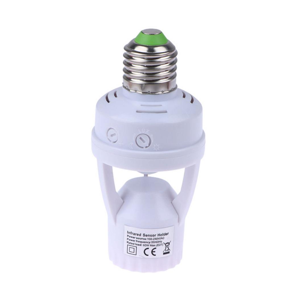 Motions Sensors Lamp Head Base E27 Switches Bulb Holder Socket Adapter Converters Human Induction Body Sensors