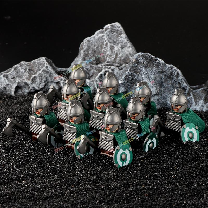 Movie Series Orc Uruk-hai Army Action Figures Mini Bricks Doll Assemble Building Blocks MOC DIY Toys for kid gift