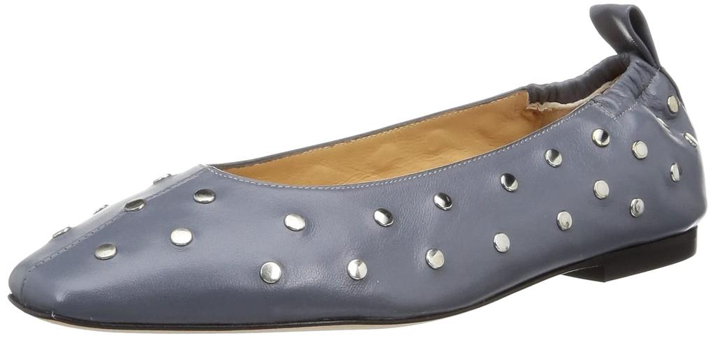 Perryco Sunny MALTA Women's Ballet Flats, Gray, Size 25.0 cm (PQ22_1021) [Parallel Import]