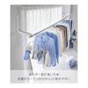 Yamazaki Jitsugyo [Gypsum Board Tweezers and Wood Screws Included] Wall Folding Clothes Drying Pole Holder, Set of 2, Compatible with Gypsum Board
