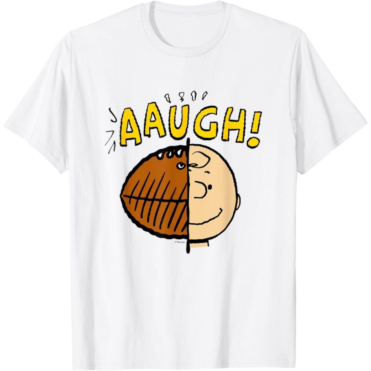 Peanuts - Charlie Brown Half Football Head T-Shirt(1) S