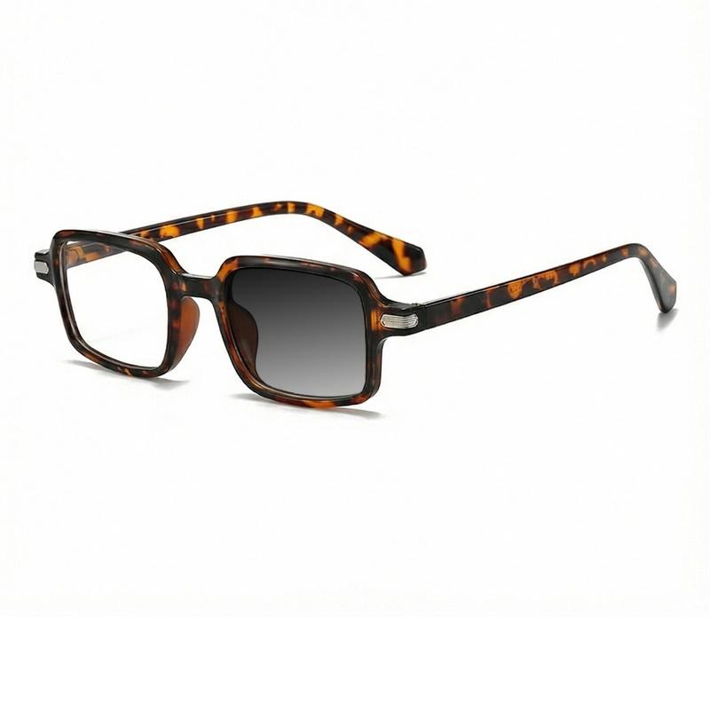 New Fashion Brand Design Retro Square Frame Photochromic Anti Blue Light Prescription Hyperopia Reading Glasses Degree 0 to +600