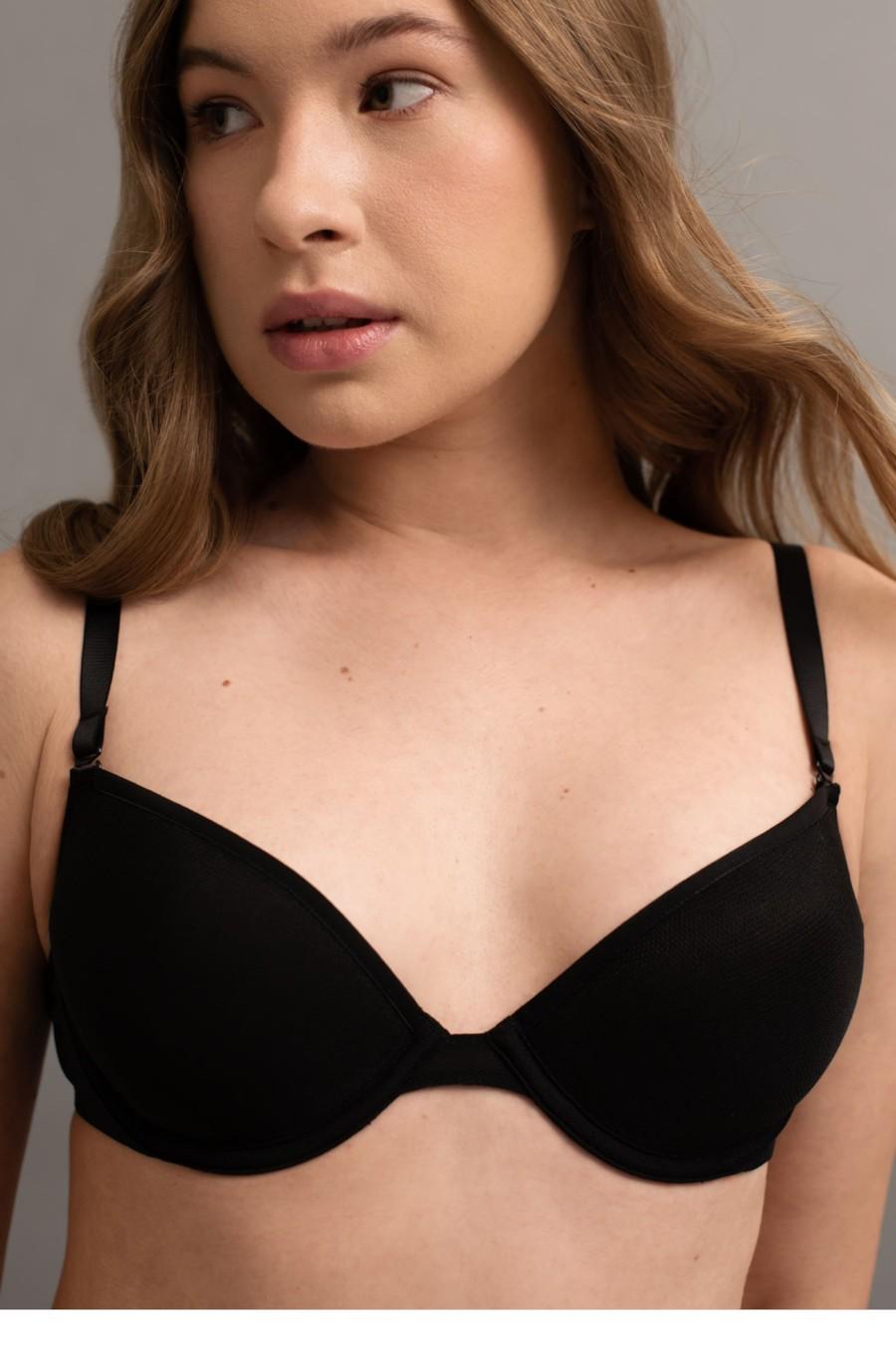 

Бюстгальтер з м якою чашкою brabrabra (85238) 80C brown-nose кольору