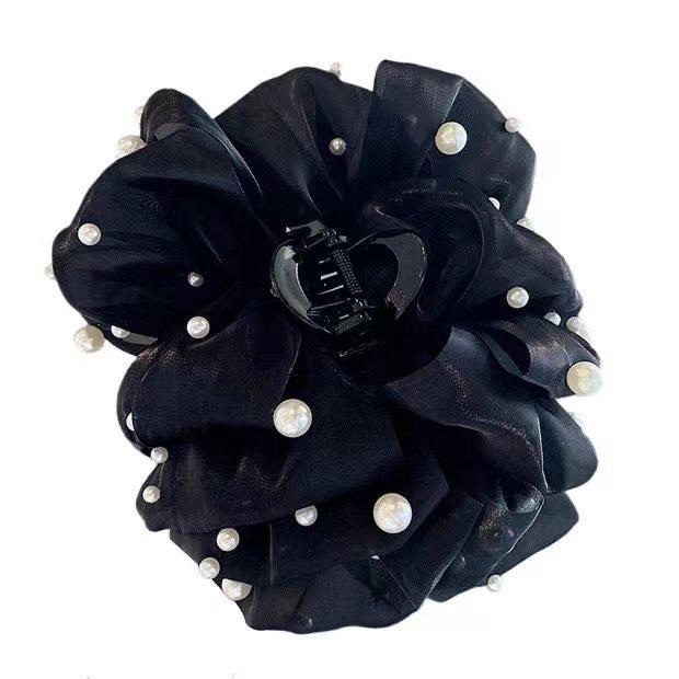 2024 Large Multi-Layer Bow Pearl Claw Clip for Women