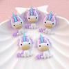 10Pcs New Cute Cartoon Unicorn Series Flat Back Resin Cabochons Scrapbooking DIY Jewelry Craft Decoration Accessorie