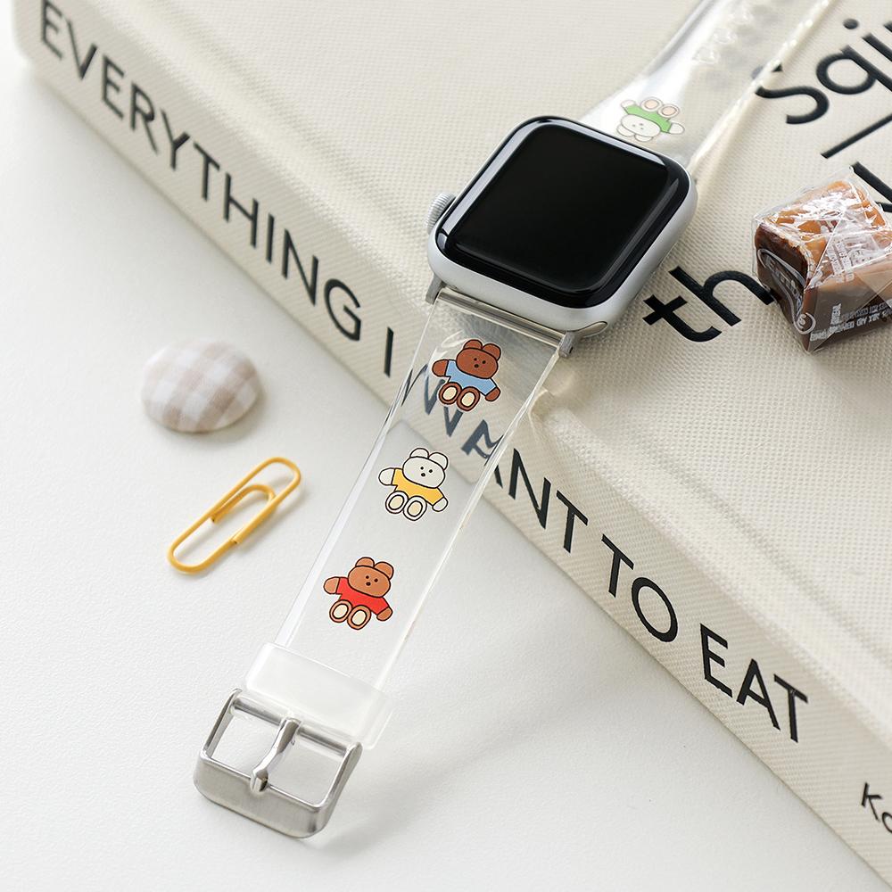 Beuleonchibeuladeo Apple Watch Clear Strap Ver.2 For 38-41Mm