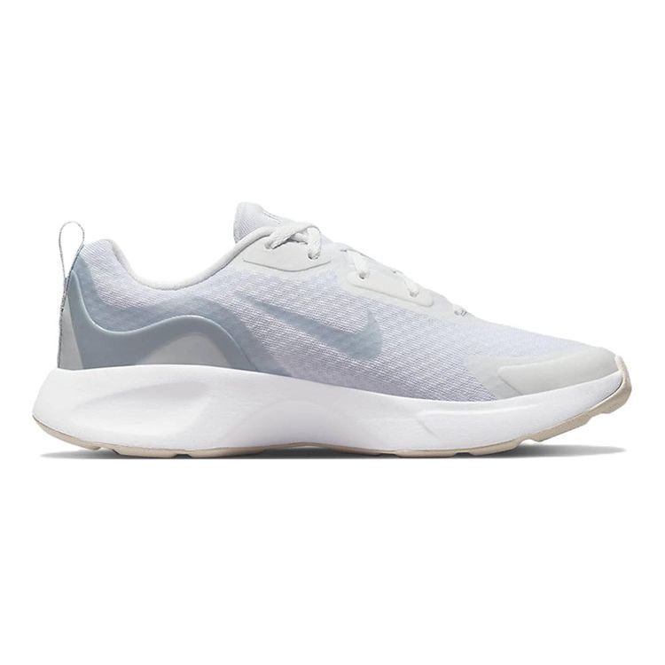 Nike Wearallday Comfortable Durable Fabric Non-Slip Shock Absorbing Wear-Resistant Breathable Low-Top Running Shoes Kids sneaker White Blue CJ3816-107