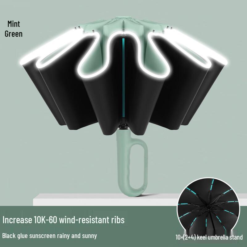 Зонт от дождя и солнца Hanyou 23-дюймовый полностью автоматический