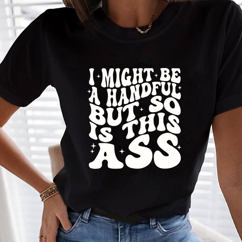 

Loose Fit & Breathable Women s Casual Tee, Great for Coffee Runs Walks S