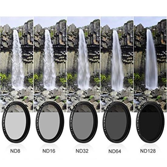 Concept Variabler ND-Filter 52mm Variabel K&F NANO-X ND8~ND128 KF-52NDX8-128