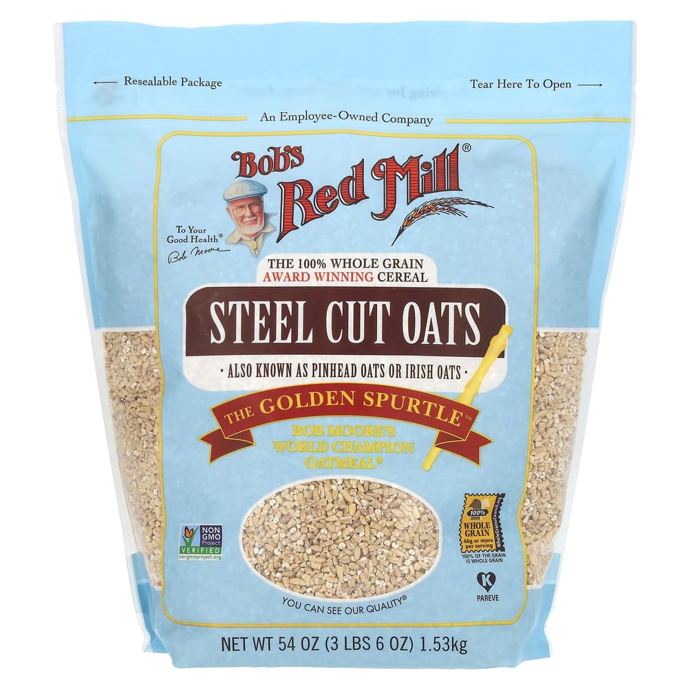 Bob s Red Mill Steel Cut Oats Whole Grain 1.53kg (54oz)