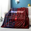 1PC Custom Name Spider Web Outdooor Flannel Blankets Throw Blanket All-Season Throw Gift Bedspread for Couch, Bed, Camping Holiday Birthday Gift