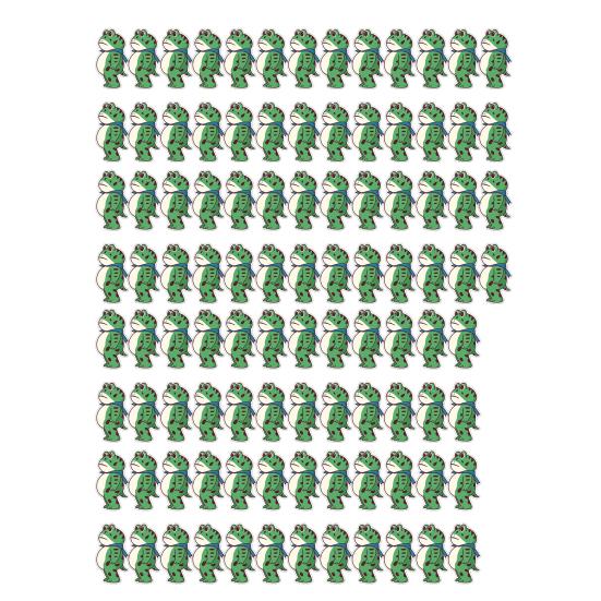 Portland Frog Protester Sticker Set Waterproof Vinyl Bumper Stickers Portland Rage Resistance Humor Frogs