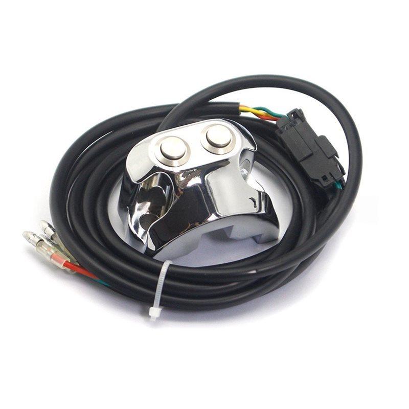 Air Ride Handle Bar 2 Button 3 Wire Controller Switch For Dyna Street Glide Sportster 883 AERO-A XL1200 V-Rod B