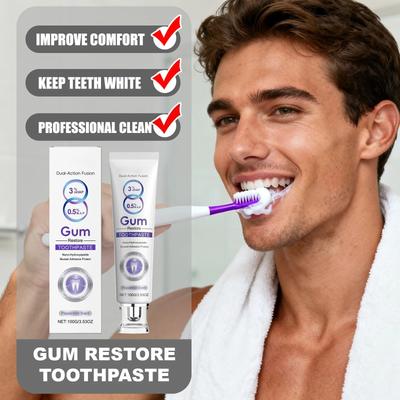 Dentifricio Ripristino Gengive Pulizia Professionale dei Denti Migliora il Comfort Orale Mantiene i Denti Bianchi Protegge lo Smalto Dentale Alito Fresco