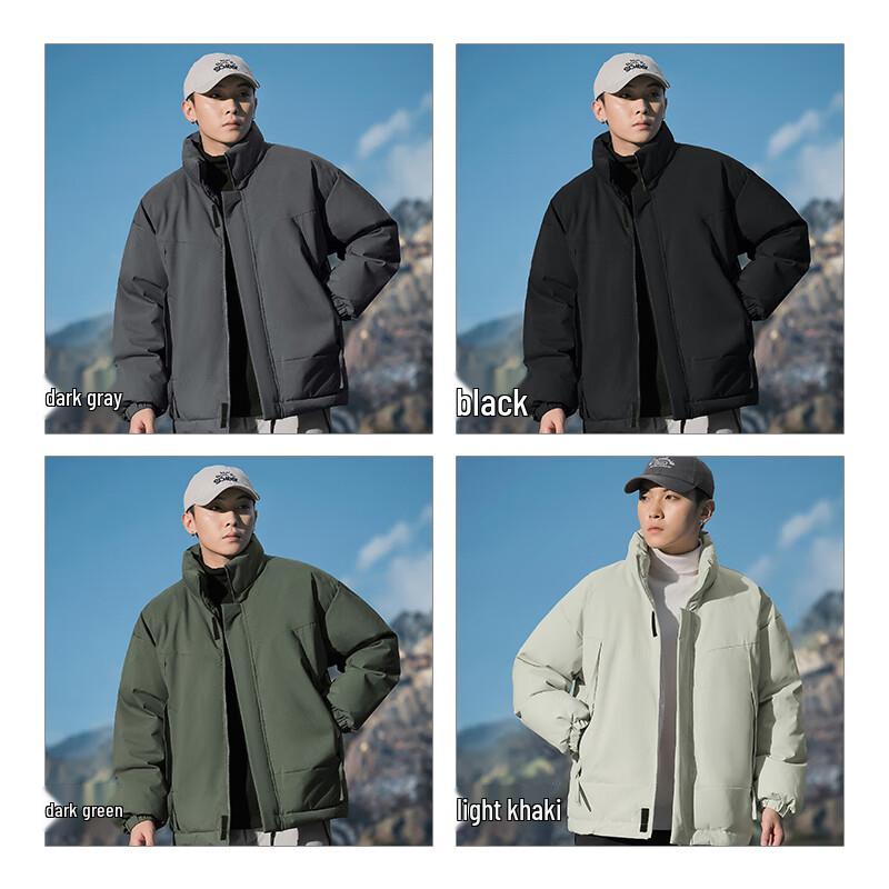 EASTERN CAMEL Men's Stand Collar Workwear Padded Jacket