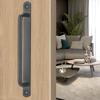 Perforation-Free Handle Stainless Steel Handle Moving Door Balcony Door Handle Cabinet Wardrobe Door Handle Cabinet Door Modern