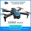 Non-Toxic S180 4K Rc Drone Remote Control Esc Optical Flow Avoidance Horizontal Overhead S 90 Degree Angle Indoor Cool Lights Dron Toys