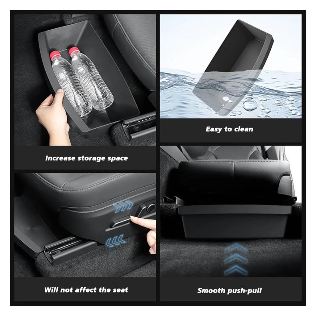 Center Console Storage Box Fit Tesla Model Y 2025 Juniper Front Seat Under Drawer