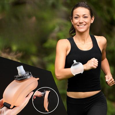 Hersteller einer Silikon-Wasserflasche mit großem Fassungsvermögen für Sportbecher und Geschenke zum Laufen im Freien.