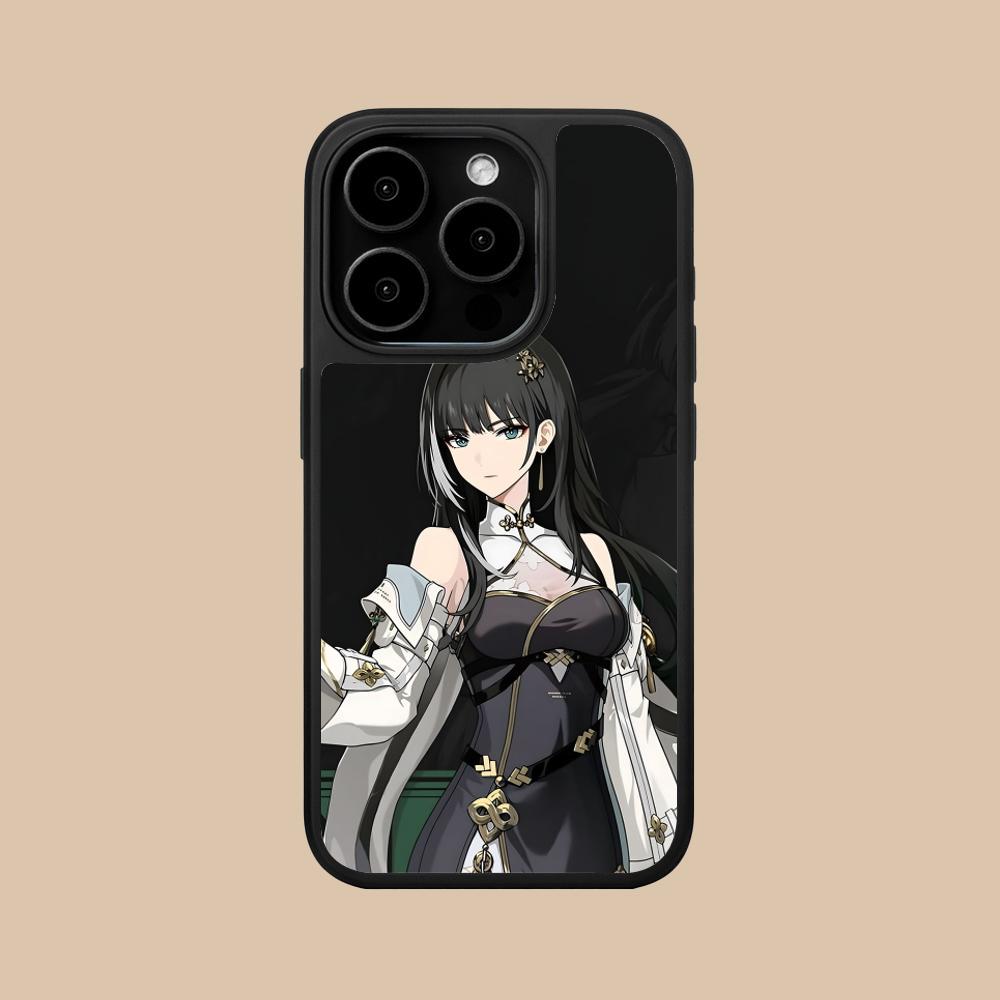Wuthering Waves Baizhi Phone Case for iPhone 17 16 15 14 13 12 11 Air Pro Max Plus Matte Surface Cover