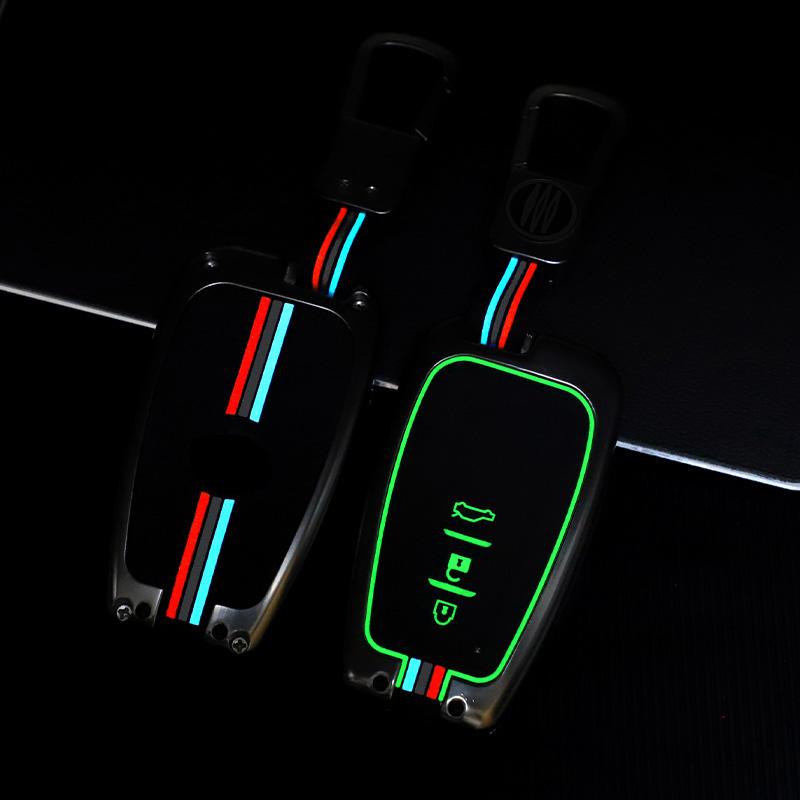 Zinc Alloy Car Remote Key Case Cover for Toyota CHR Prado 2017 2018 Prius Camry Corolla RAV4 2020 2022 2023 2024 Car Accessories