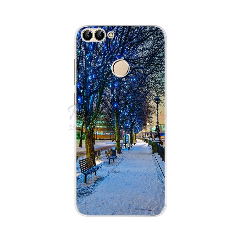 For Huawei P Smart 2018 Case TPU Soft Silicone Back Cover Phone Case For Huawei P Smart 2019 Cover Fundas FIG-LX1 PSmart Case